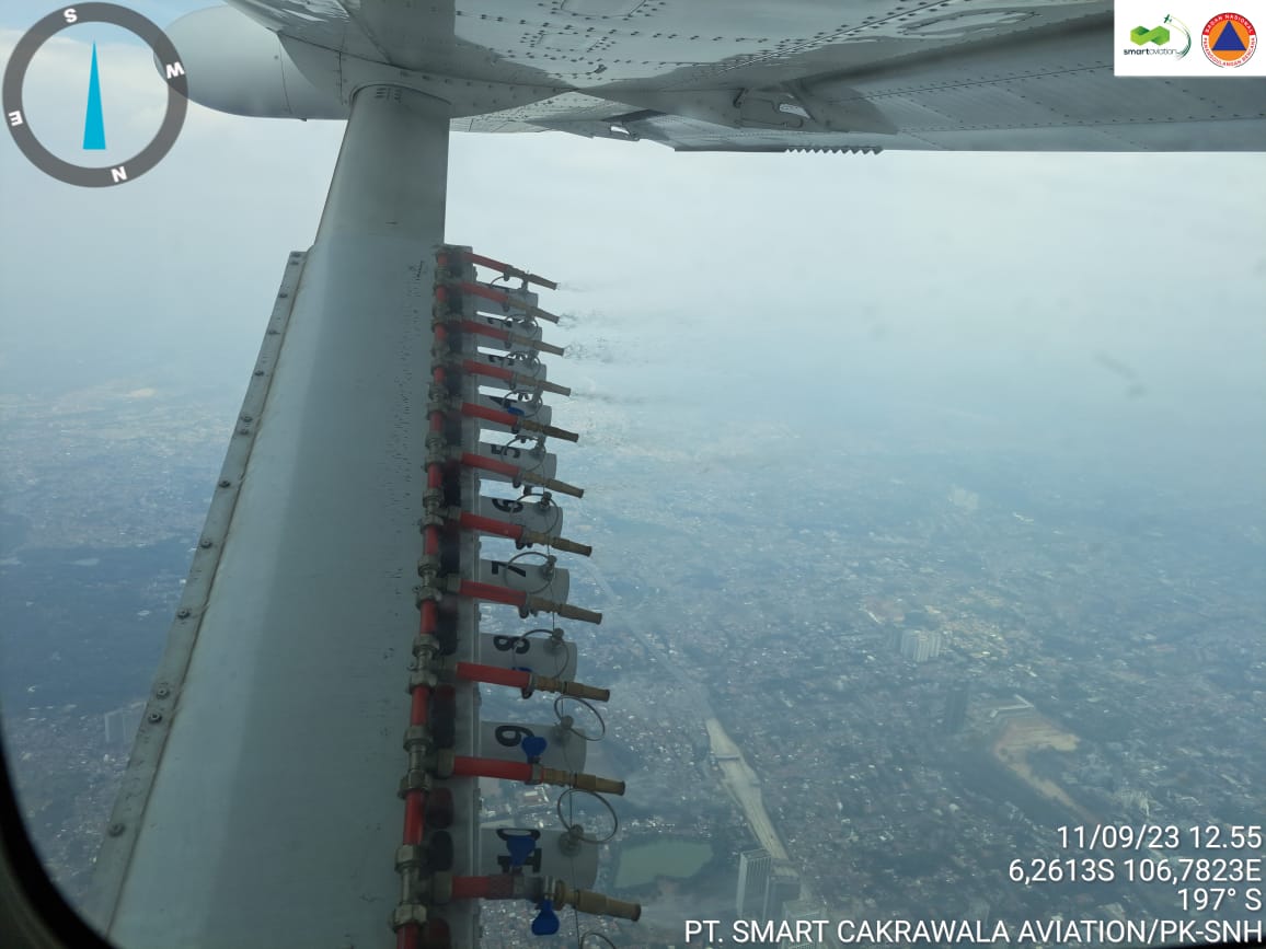 Water Mist Spraying, Dilanjutkan Untuk Bersihkan Udara di Jakarta